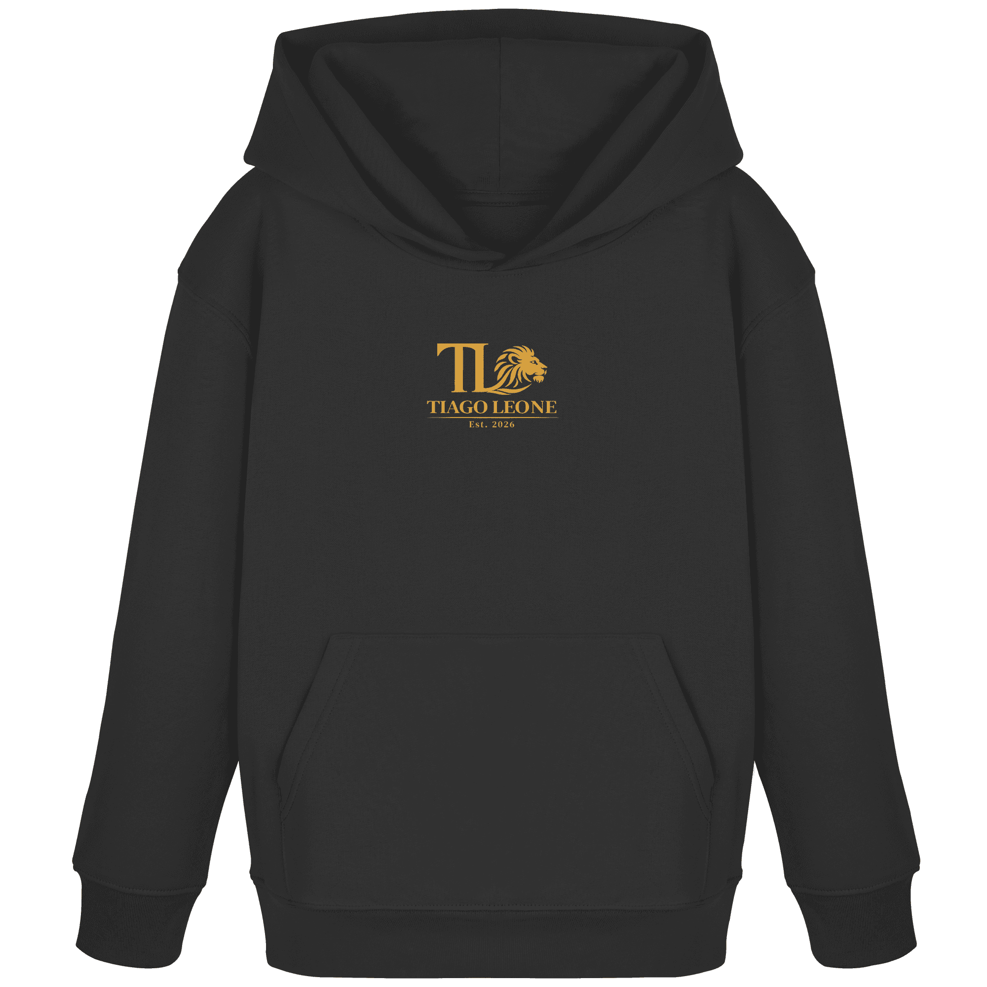TIAGO LEONE Kids Organic Hoodie Black