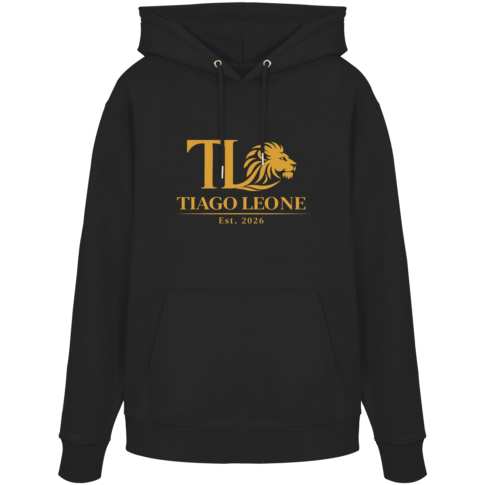 TIAGO LEONE Organic Hoodie Black