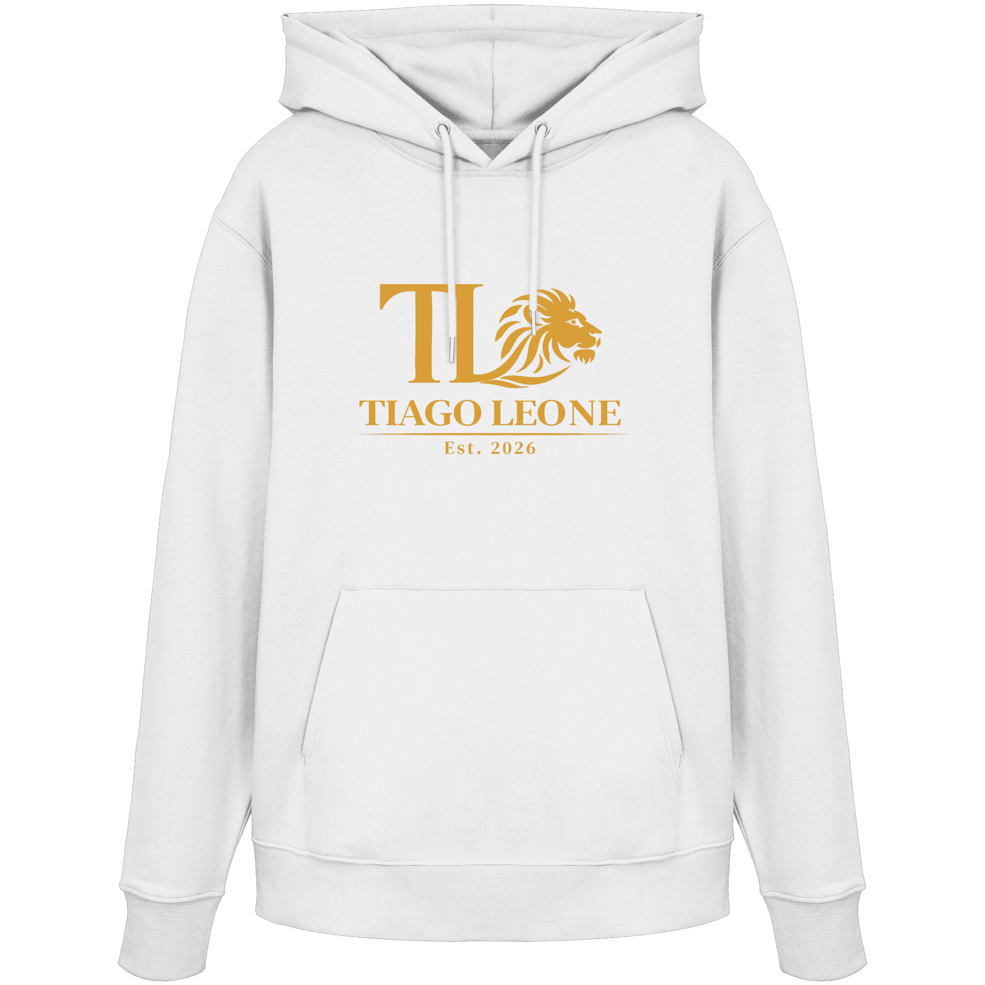 TIAGO LEONE Organic Hoodie White
