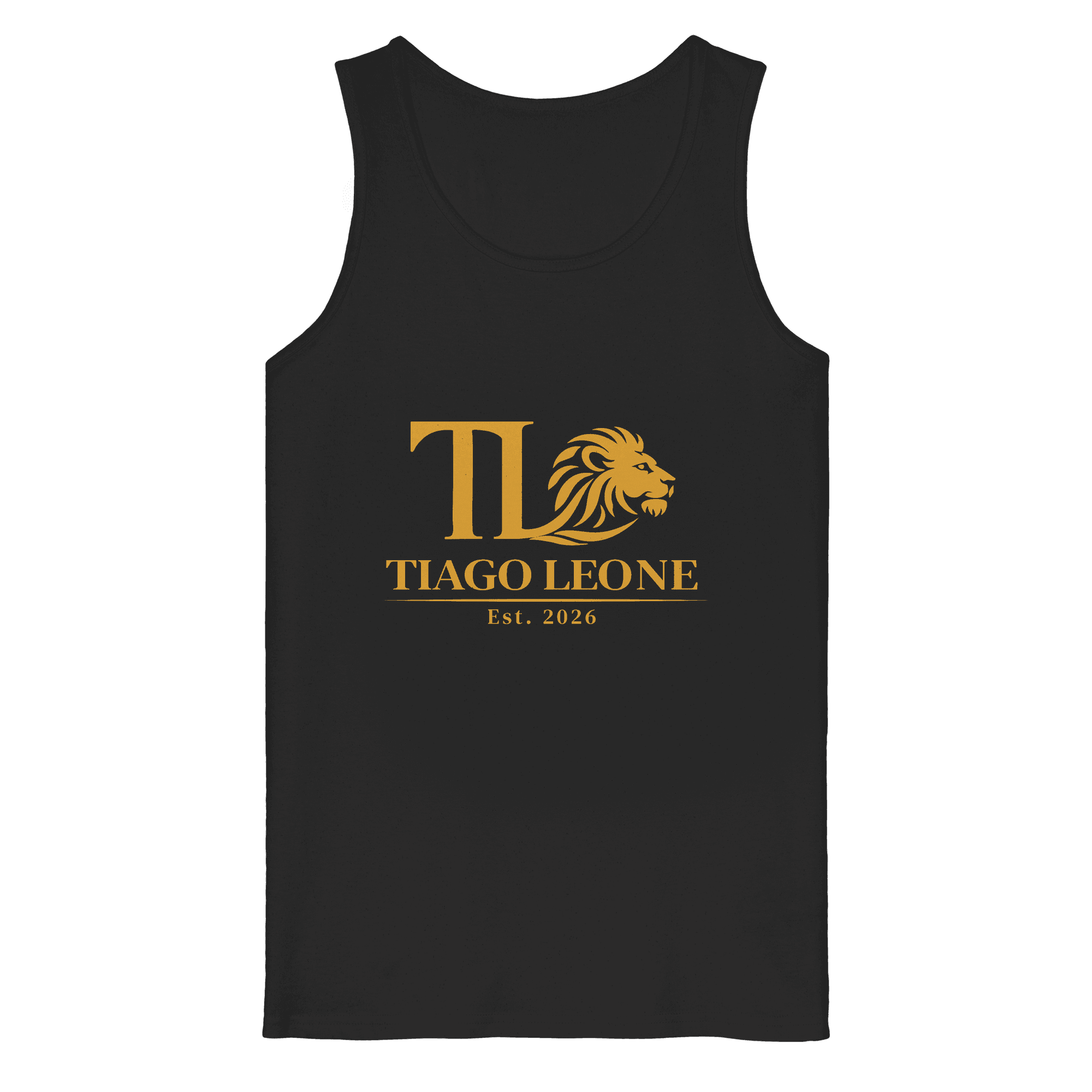 TIAGO LEONE Organic Tank Top Black